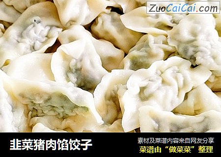 韭菜猪肉馅饺子