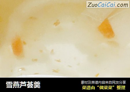 雪燕芦荟羹