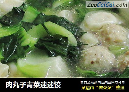 肉丸子青菜迷迷饺