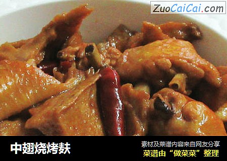 中翅烧烤麸