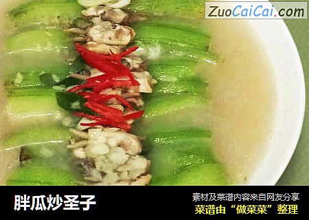 胖瓜炒圣子