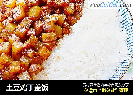 土豆鸡丁盖饭
