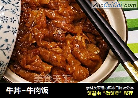 牛丼~牛肉饭