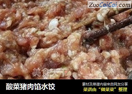酸菜猪肉馅水饺