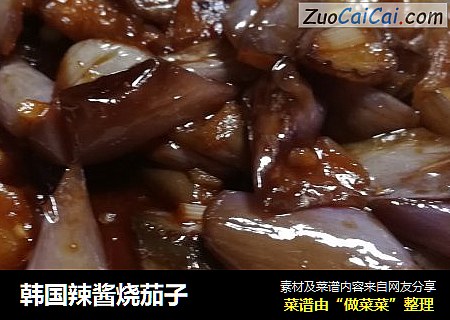 韩国辣酱烧茄子