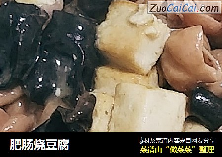 肥肠烧豆腐