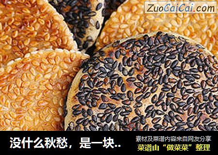 没什么秋愁，是一块荞麦芝麻饼治愈不了的！