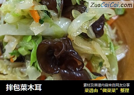拌包菜木耳