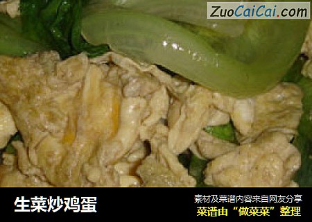 生菜炒鸡蛋