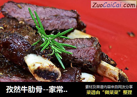 孜然牛肋骨--家常下饭菜