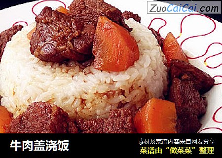 牛肉盖浇饭