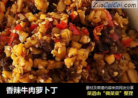 香辣牛肉萝卜丁