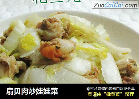 扇贝肉炒娃娃菜