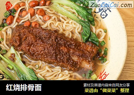红烧排骨面