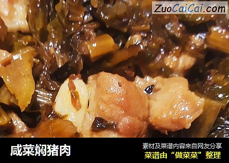 咸菜焖猪肉