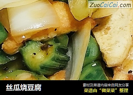 丝瓜烧豆腐