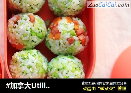 #加拿大Utillife#西兰花饭团