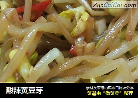 酸辣黄豆芽
