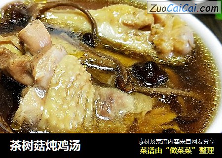 茶树菇炖鸡汤