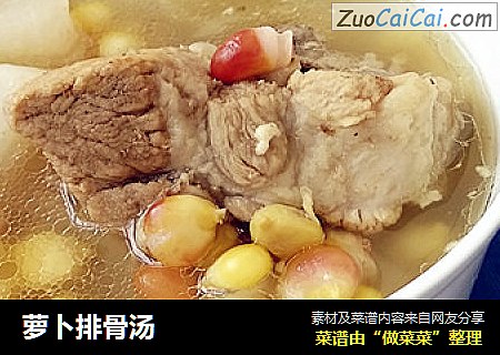 萝卜排骨汤