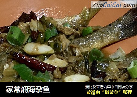 家常焖海杂鱼