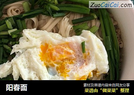 阳春面