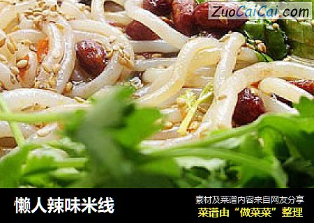 懒人辣味米线