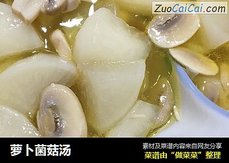萝卜菌菇汤