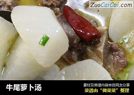 牛尾萝卜汤