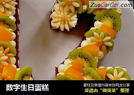 数字生日蛋糕