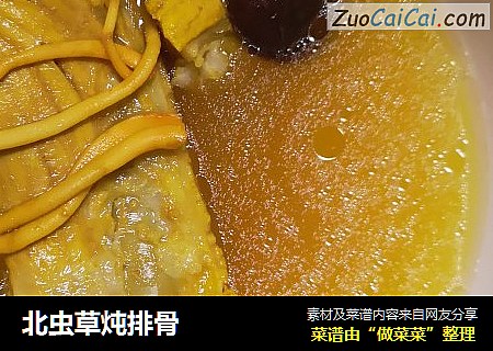 北虫草炖排骨