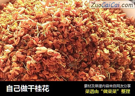 自己做干桂花