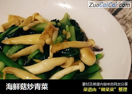 海鲜菇炒青菜