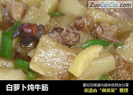 白萝卜炖牛筋