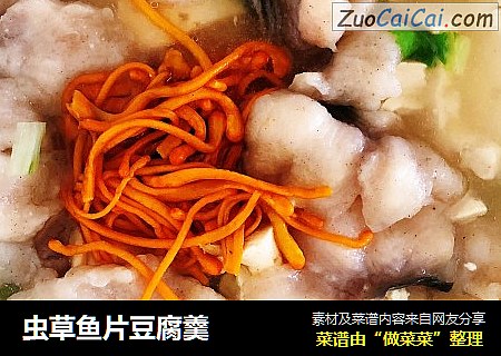 虫草鱼片豆腐羹