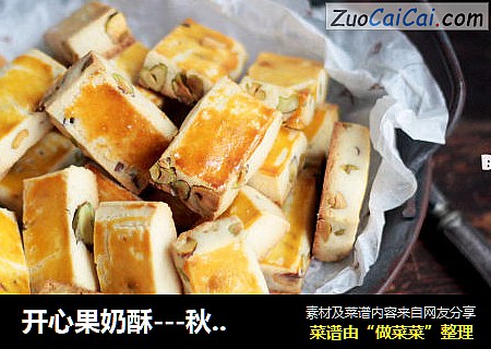 开心果奶酥---秋季零食大盘点，最受欢迎的奶酥制作方法来啦