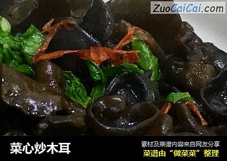 菜心炒木耳