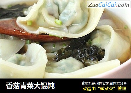 香菇青菜大馄饨