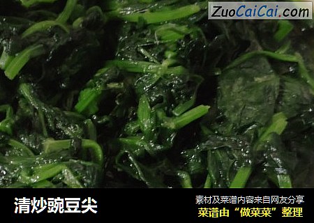 清炒豌豆尖