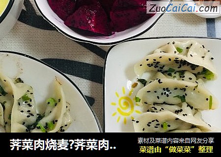 荠菜肉烧麦?荠菜肉饺子