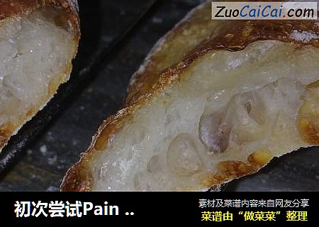 初次尝试Painal'ancienne-不是法棍的法棍