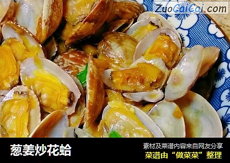 葱姜炒花蛤