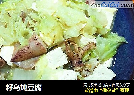 籽乌炖豆腐