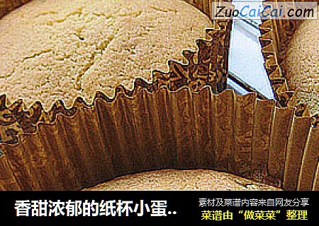 香甜浓郁的纸杯小蛋糕——【黑加仑蛋糕】