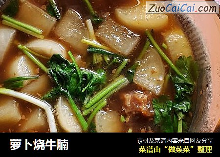 萝卜烧牛腩