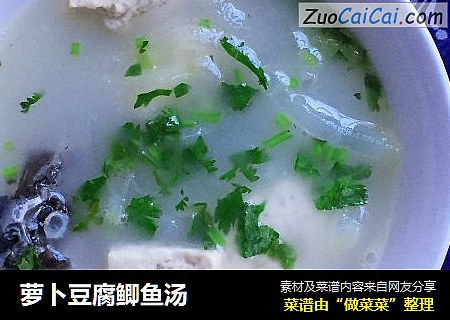 萝卜豆腐鲫鱼汤