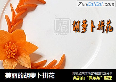美丽的胡萝卜拼花