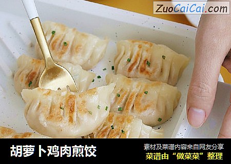 胡萝卜鸡肉煎饺