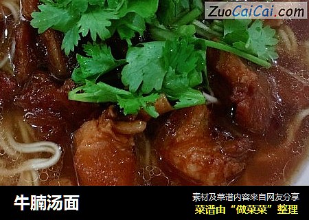 牛腩汤面