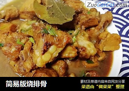 简易版烧排骨